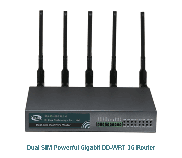 H700 Dual SIM Gigabit DDWRT 3G Router