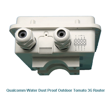 H820QO Qualcomm Water Dust Proof Outdoor Tomato 3G Router