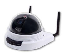 Indoor Dome IP Camera With Lens IR WiFi Wireless - IPC402
