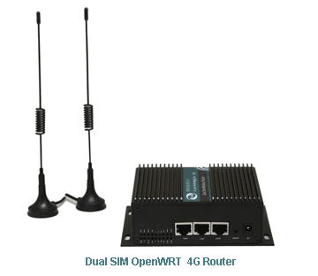 H750 Dual SIM OpenWRT 4G Enrutador