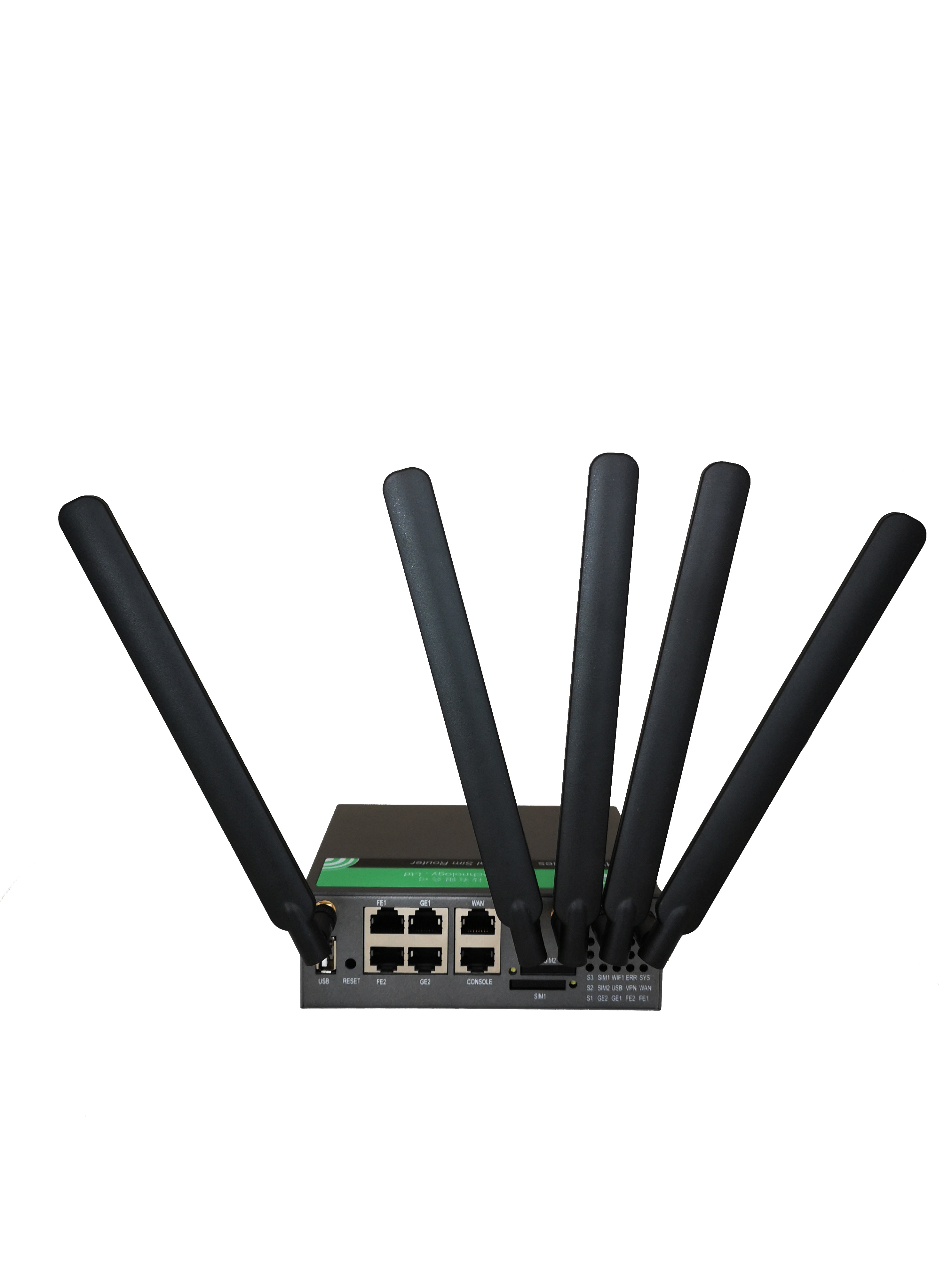 Industrial 5G Cellular Router with Dual SIM Card Slot,5G WiFi Modem Router  with External Detachable Antennas,Gigabit Ethernet,RS232/RS485 M2M IoT